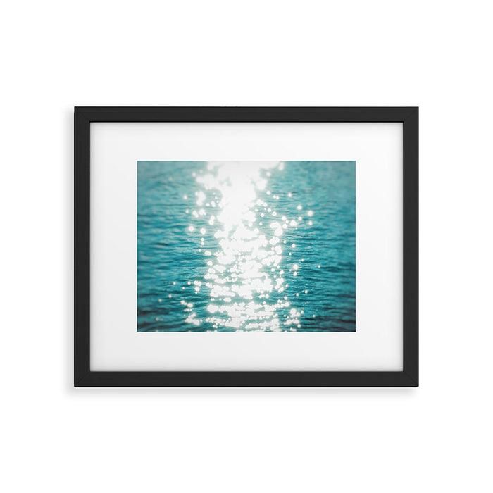 Sun glitter Framed Art Print Gallery Image 1