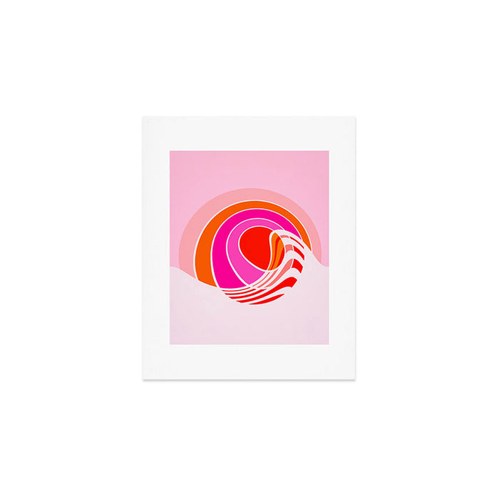Sun surf - dusk Art Print Gallery Image 1