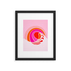 Sun surf - dusk Framed Art Print Gallery Image 4