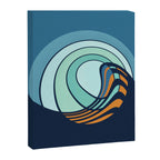 Sun Surf - twilight Canvas Print Gallery Image 6