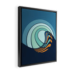 Sun Surf - twilight Framed Canvas Print Gallery Image 2