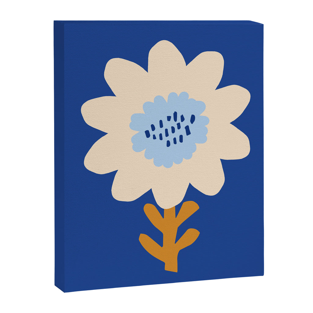 Sunflower - blue Canvas Print Gallery Image 6