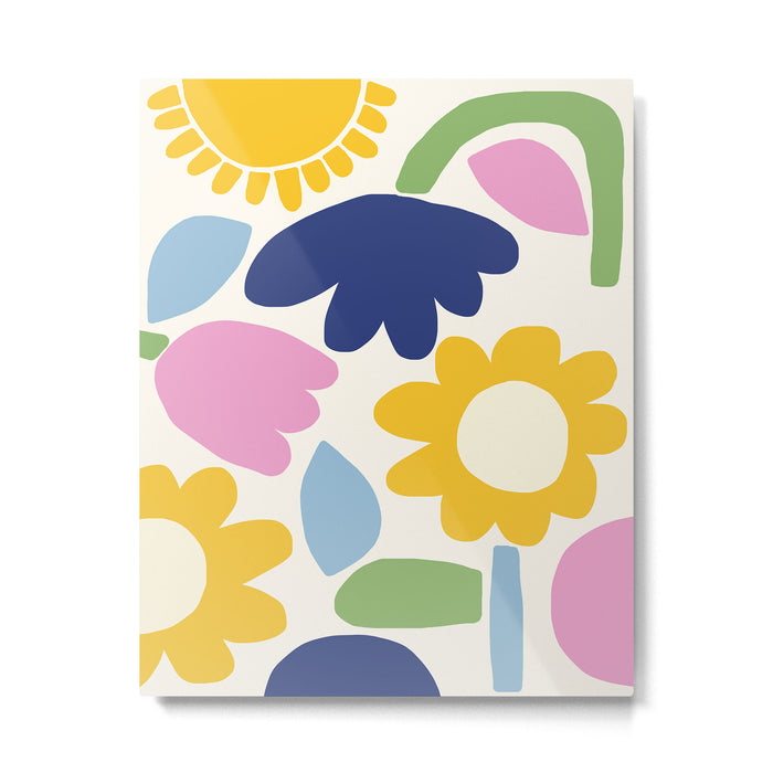Sunny Botanics Metal Print Gallery Image 1