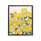 Sunny Flowers #1 Framed Canvas Print Gallery Image 6