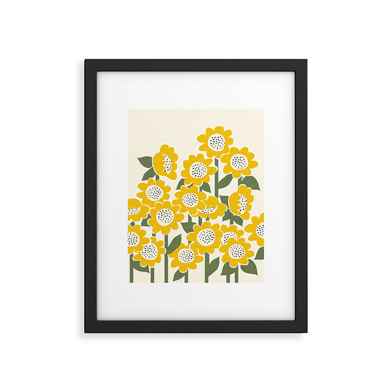 Sunny Flowers #1 Framed Art Print Gallery Image 5