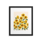 Sunny Flowers - 3 Framed Art Print Gallery Image 5