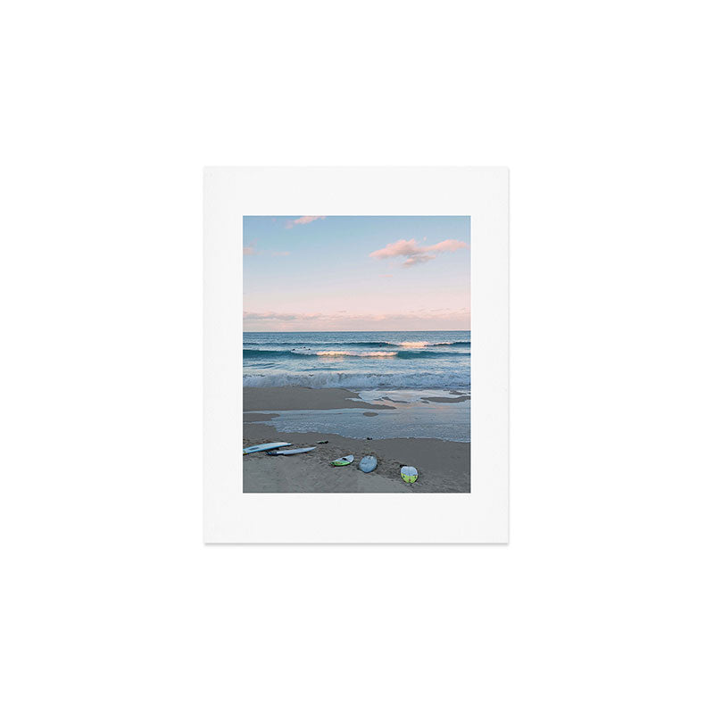 Sunset surf Art Print Gallery Image 1