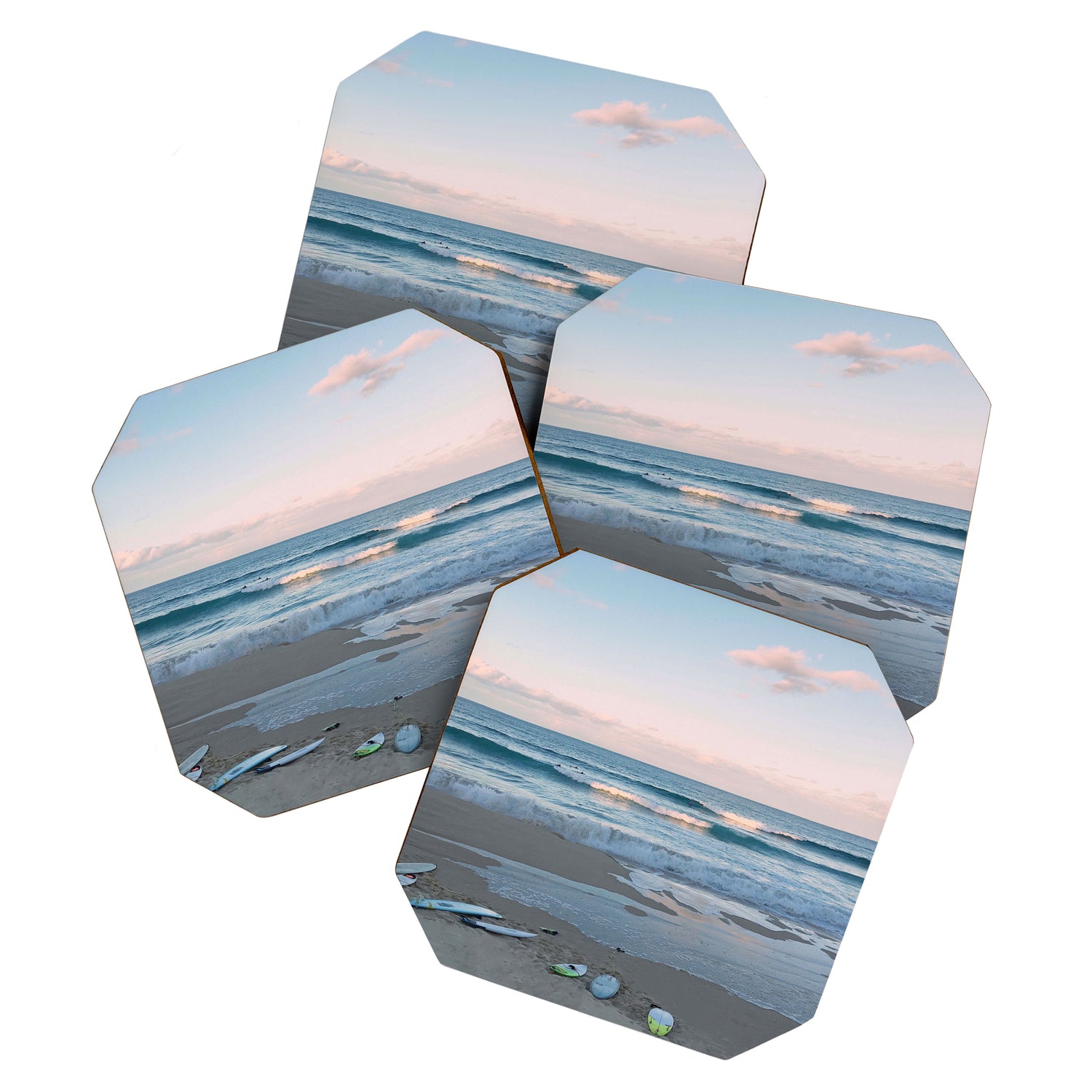 Sunset surf Coaster Gallery Image 1
