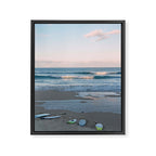Sunset surf Framed Canvas Print Gallery Image 8