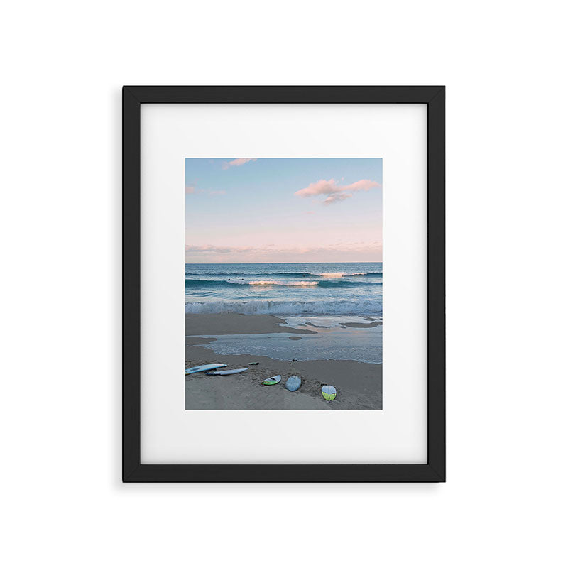Sunset surf Framed Art Print Gallery Image 4