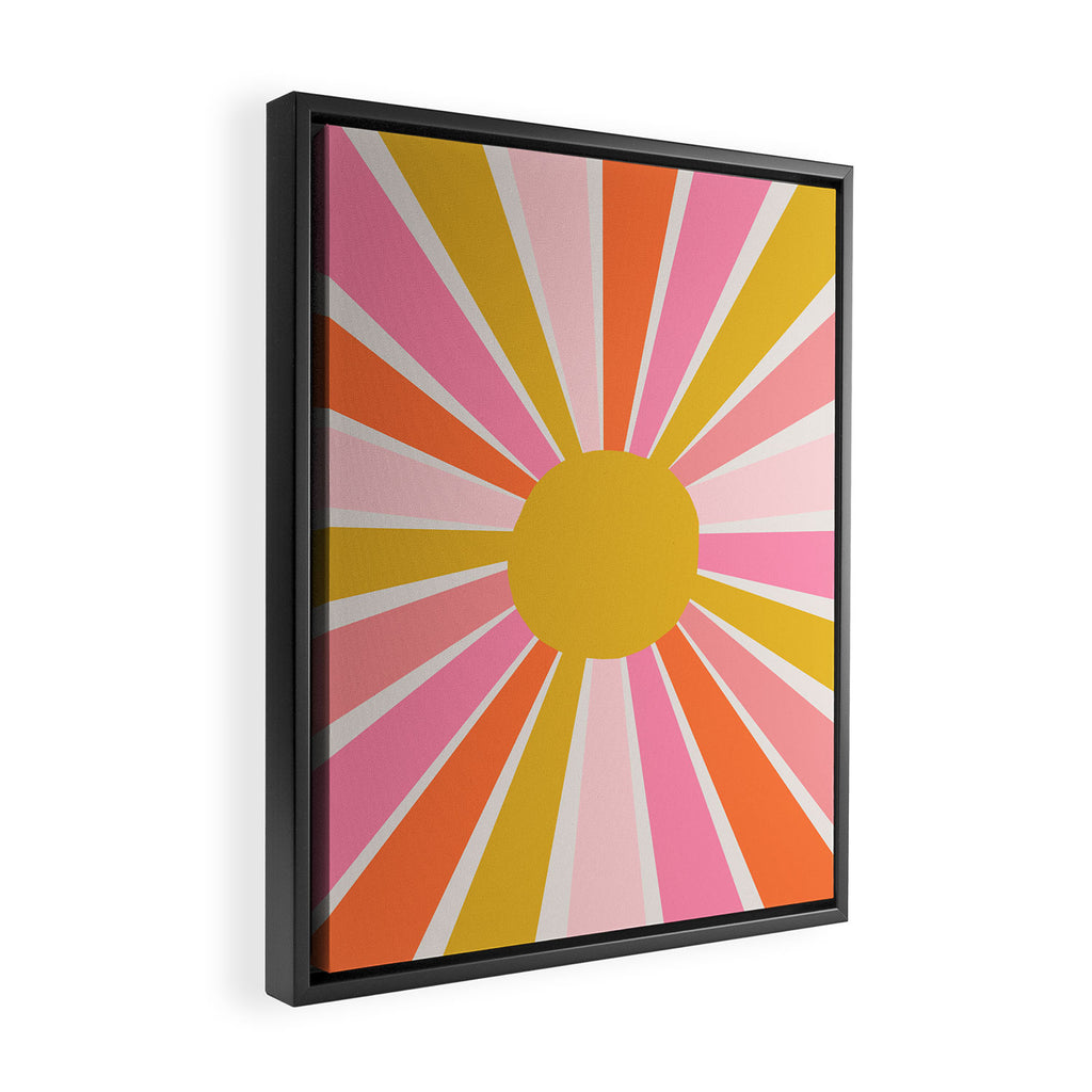 Sunshiny day - bright Framed Canvas Print Gallery Image 2