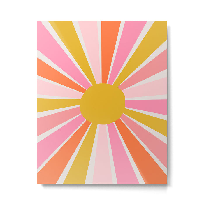 Sunshiny day - bright Metal Print Gallery Image 1