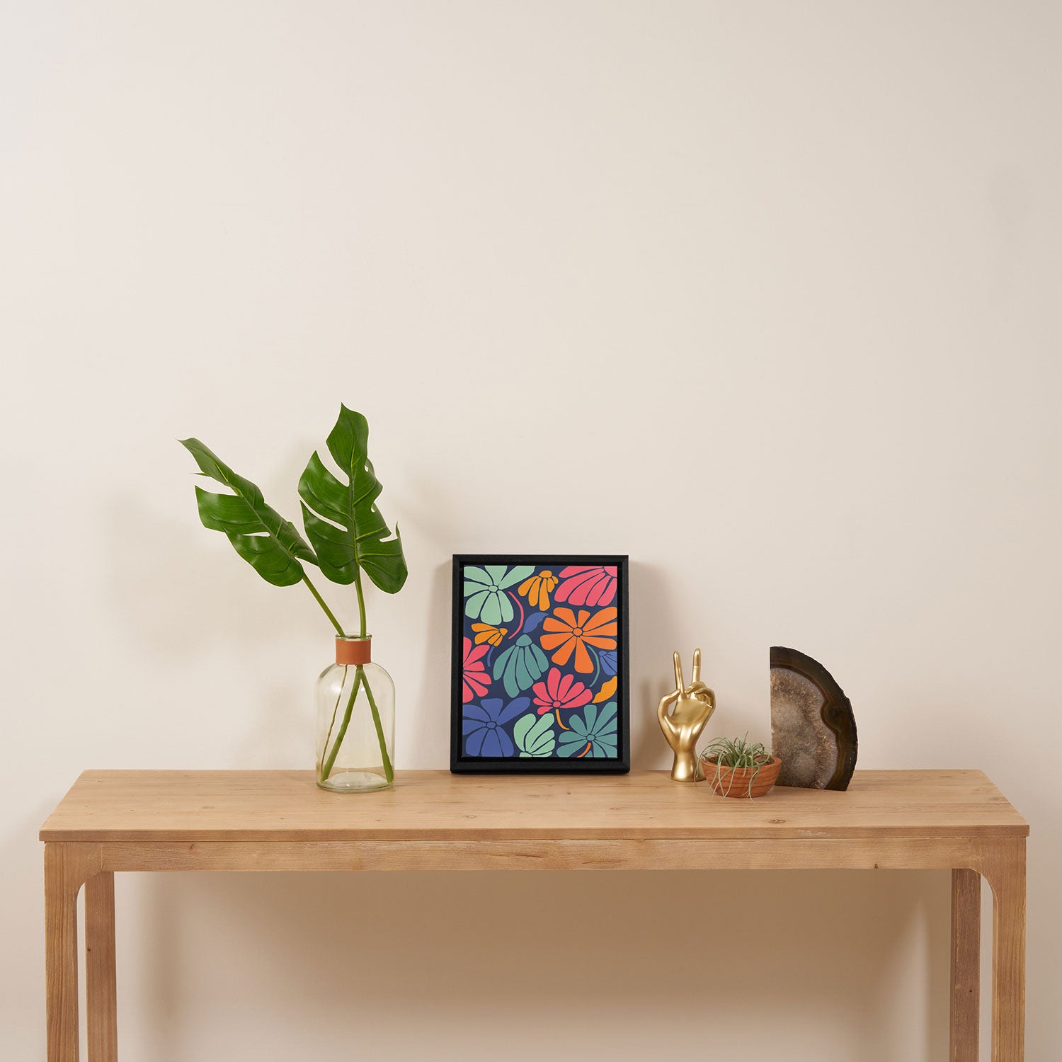Superbloom - midnight  Framed Canvas Print Gallery Image 4