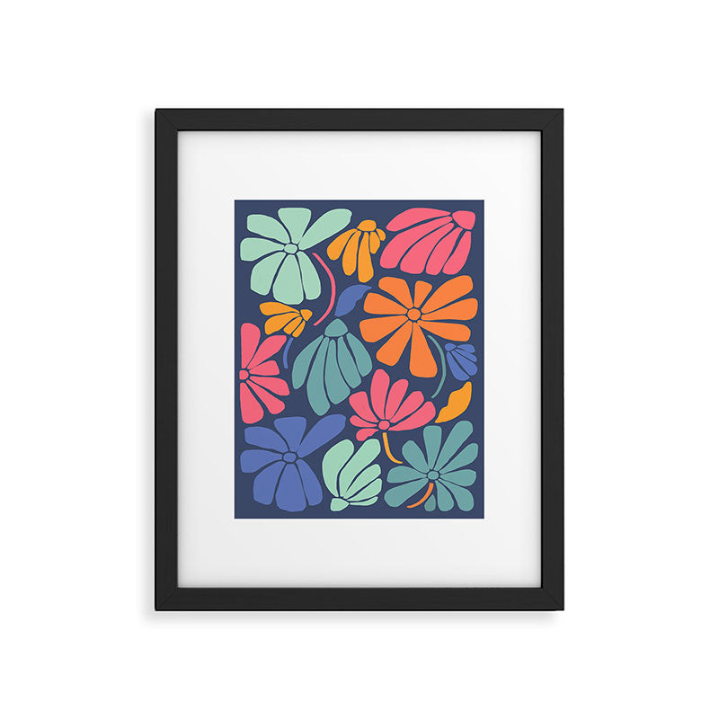 Superbloom - midnight  Framed Art Print Gallery Image 5