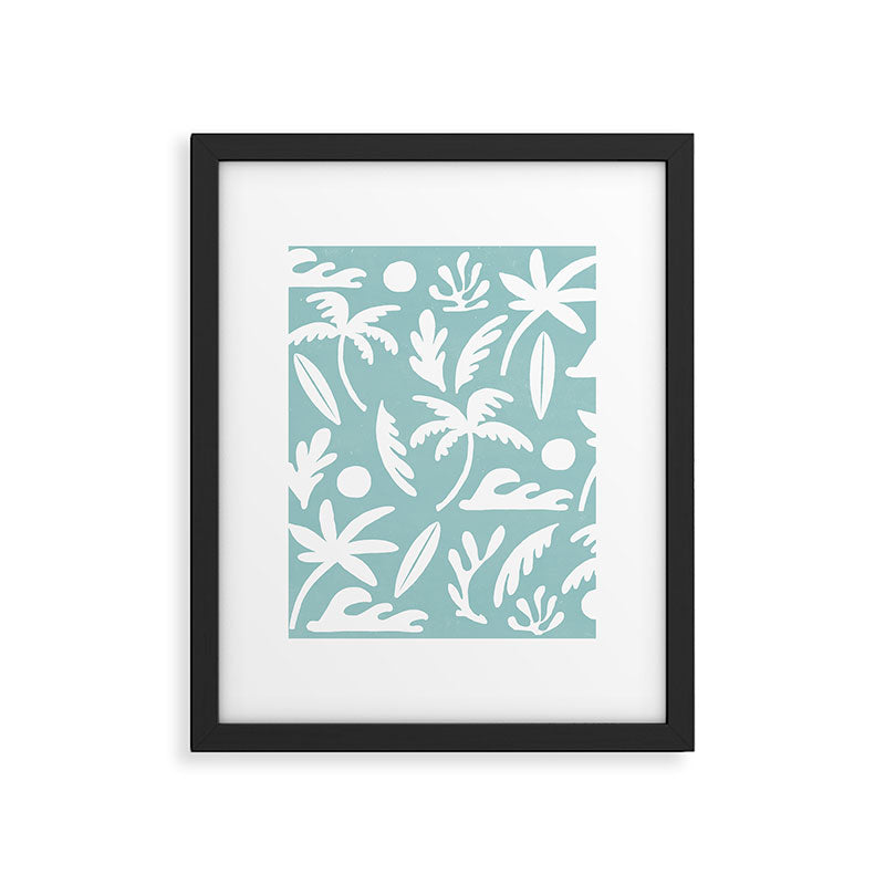 Surf haven Framed Art Print Gallery Image 6