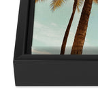 Surfrider palms Framed Canvas Print Gallery Image 3