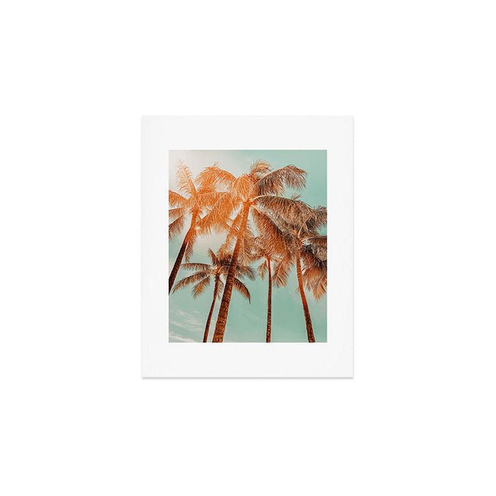 Surfrider palms - sundown Art Print Gallery Image 1