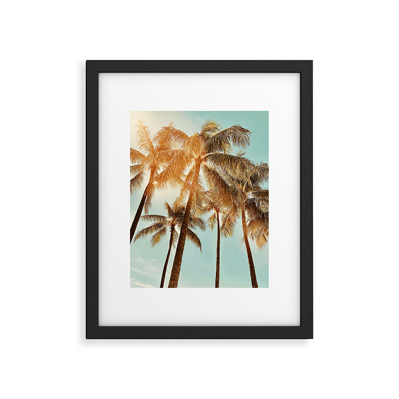 Surfrider palms Framed Art Print Gallery Image 6