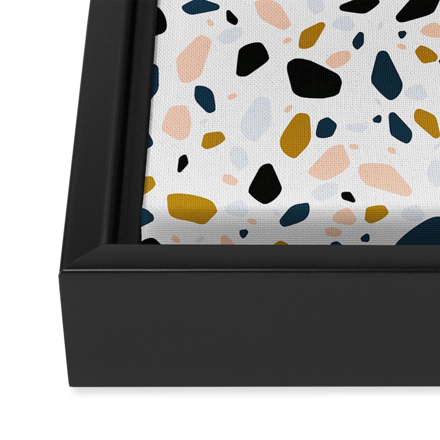 Terrazzo mosaic Framed Canvas Print Gallery Image 3