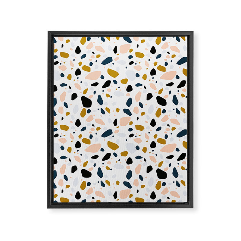 Terrazzo mosaic Framed Canvas Print Gallery Image 8