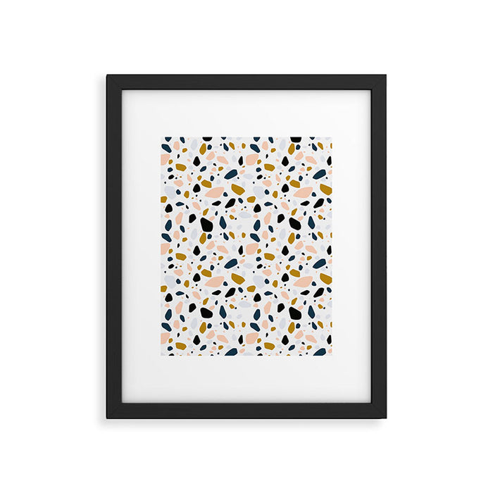 Terrazzo mosaic Framed Art Print Gallery Image 1