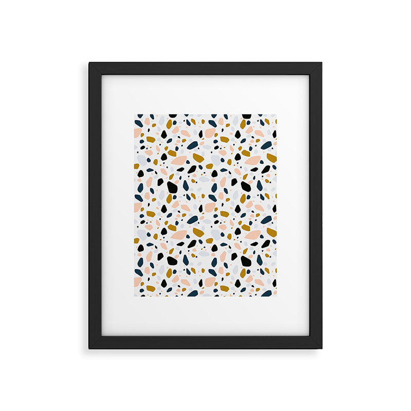 Terrazzo mosaic Framed Art Print Gallery Image 6