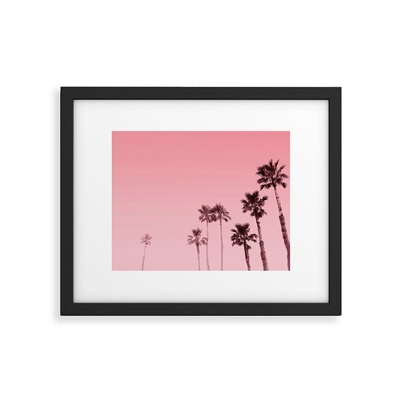 Tranquillity - flamingo pink Framed Art Print Gallery Image 4
