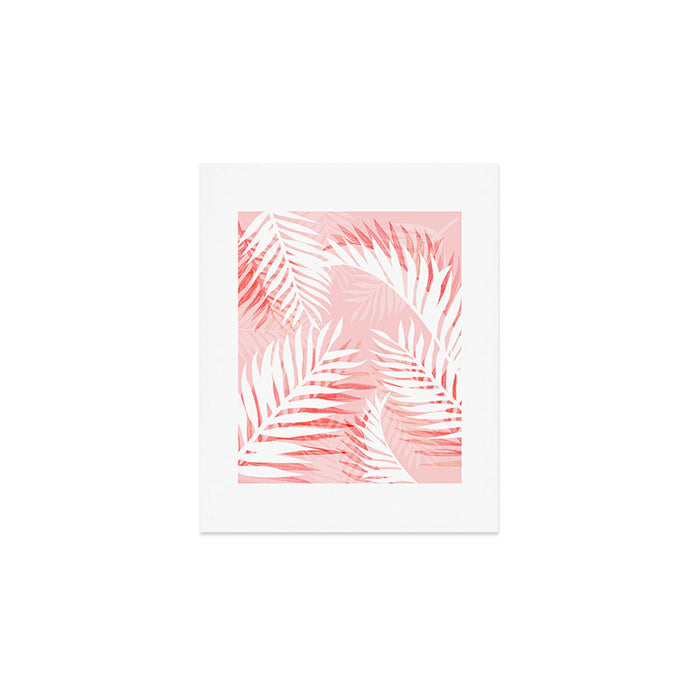 Tropical bliss - coral Art Print Gallery Image 1
