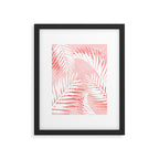 Tropical bliss - coral Framed Art Print Gallery Image 5