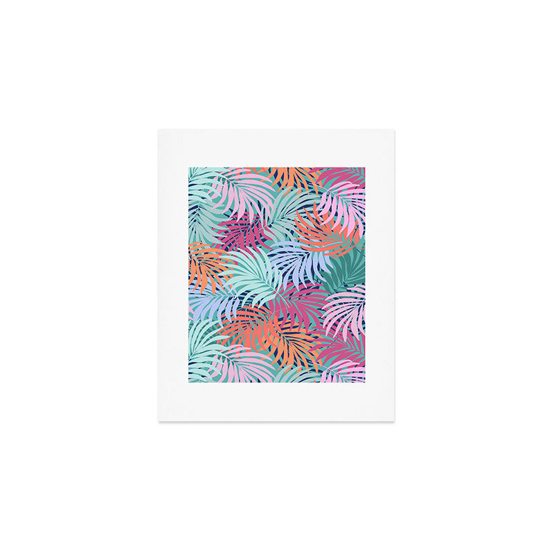 Tropical Forest - sunset Art Print Gallery Image 1