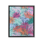 Tropical Forest - sunset Framed Canvas Print Gallery Image 6
