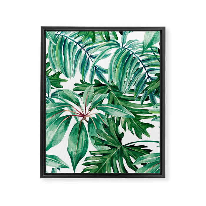 Tropical jungle Framed Canvas Print Gallery Image 1