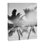 Tropicana seas - bw Canvas Print Gallery Image 6