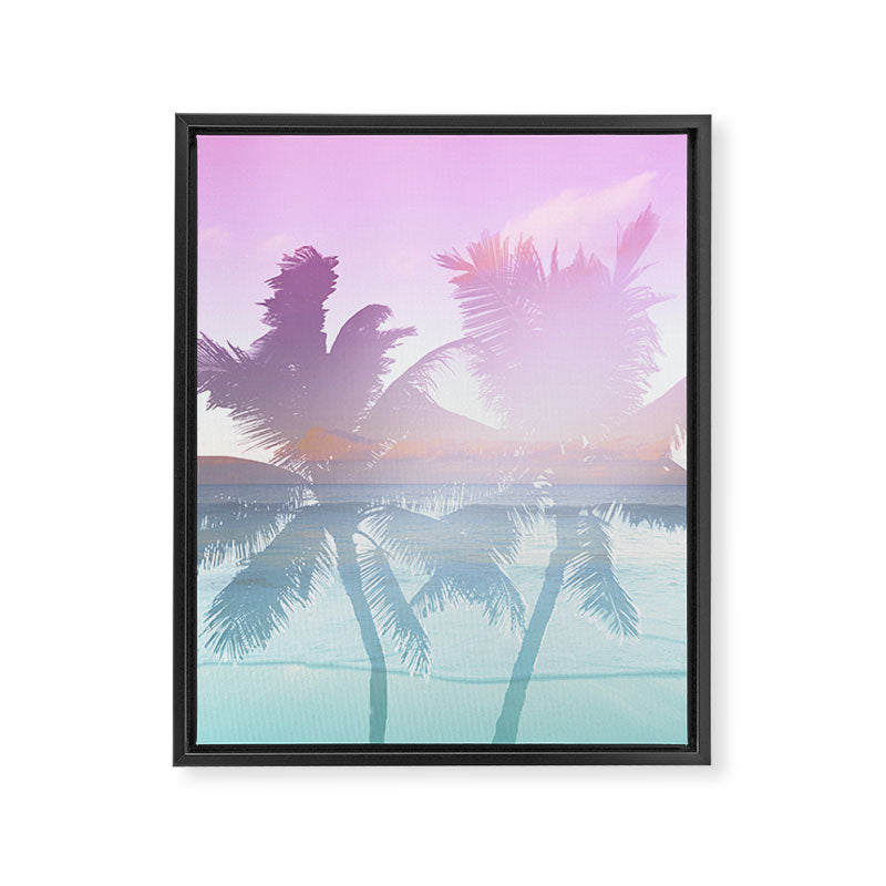 Tropicana seas Framed Canvas Print Gallery Image 6
