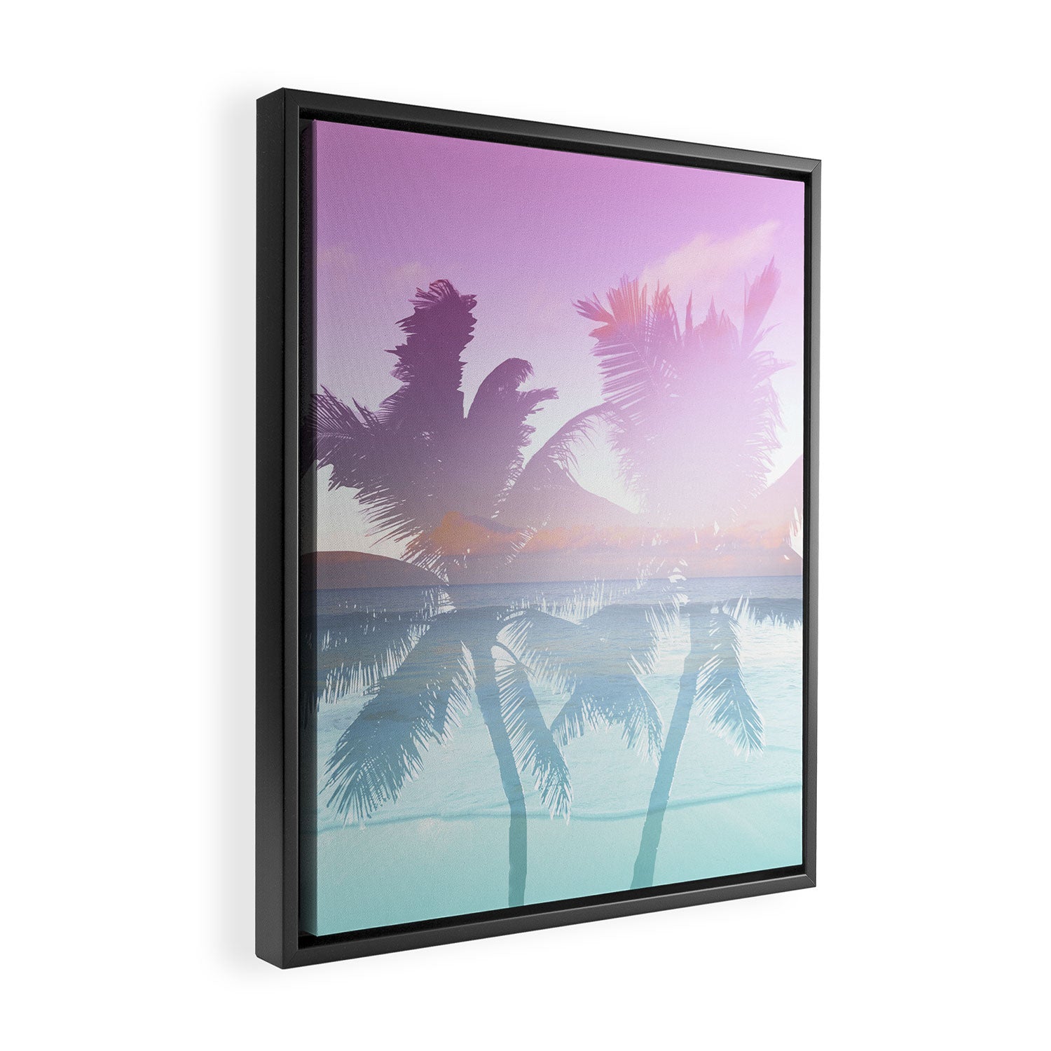 Tropicana seas Framed Canvas Print Gallery Image 2