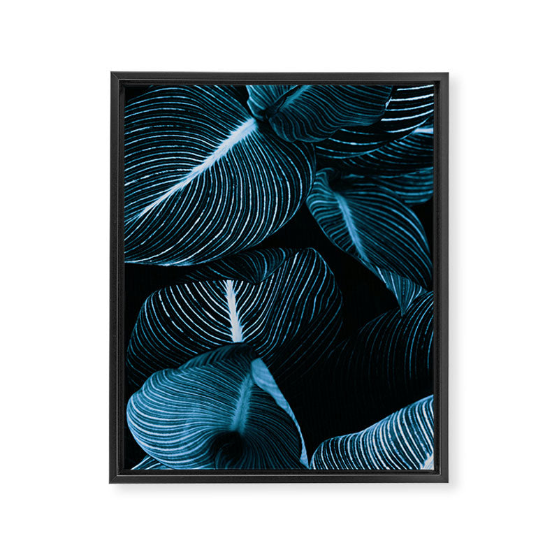 Unbridled - teal Framed Canvas Print Gallery Image 8