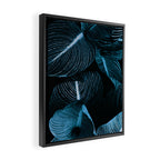 Unbridled - teal Framed Canvas Print Gallery Image 2