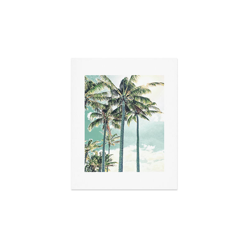 Under the palms Art Print Gallery Image 1
