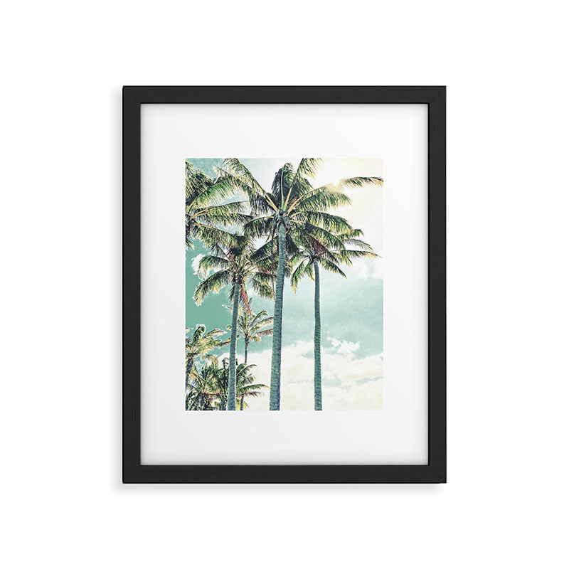 Under the palms Framed Art Print Gallery Image 6