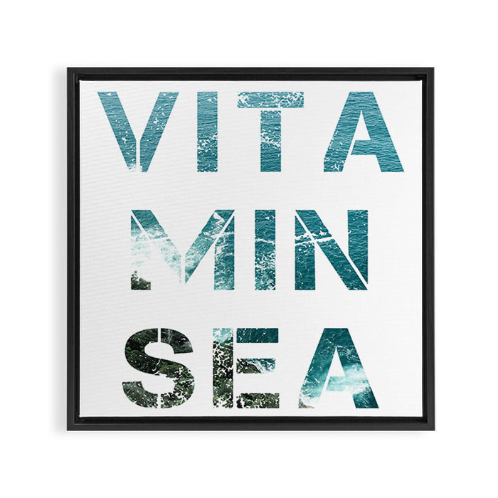 Vitamin sea Framed Canvas Print Gallery Image 1