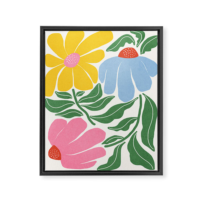 Whimsy Bloom Framed Canvas Print Gallery Image 1