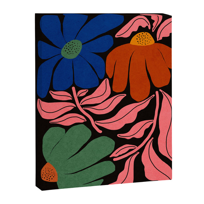 Whimsy Bloom - night Canvas Print Gallery Image 1