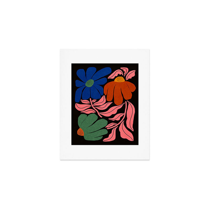 Whimsy Bloom - night Art Print Gallery Image 1
