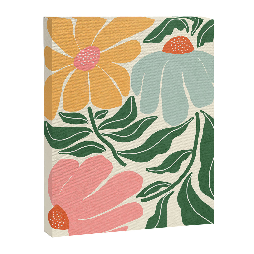 Whimsy Bloom - warm Canvas Print Gallery Image 6