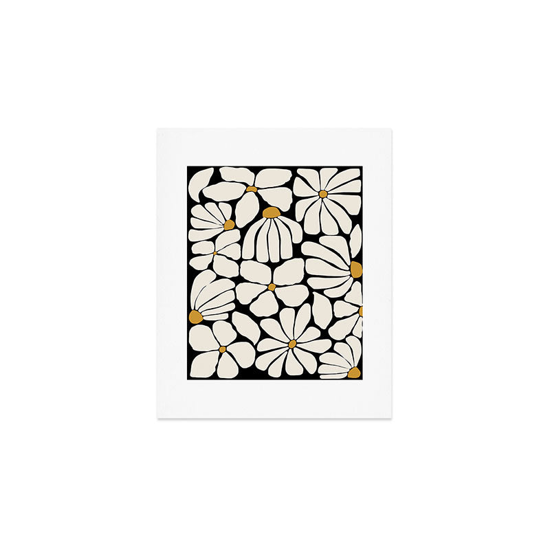 Wild Bloom - neutrals Art Print Gallery Image 1
