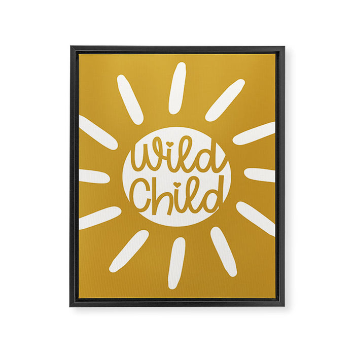 Wild Child Framed Canvas Print Gallery Image 1