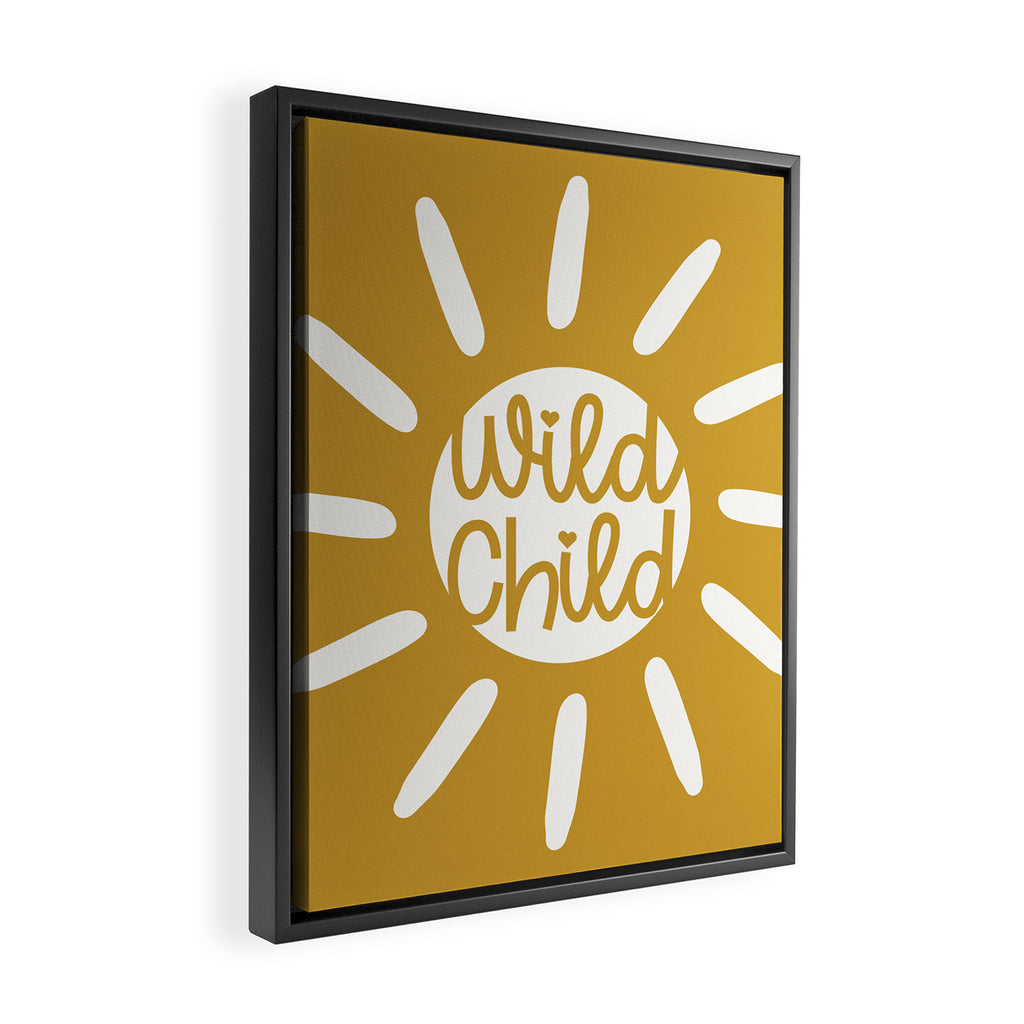 Wild Child Framed Canvas Print Gallery Image 2
