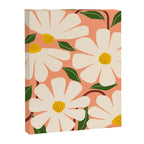Wild Daisies - peach Canvas Print Gallery Image 6