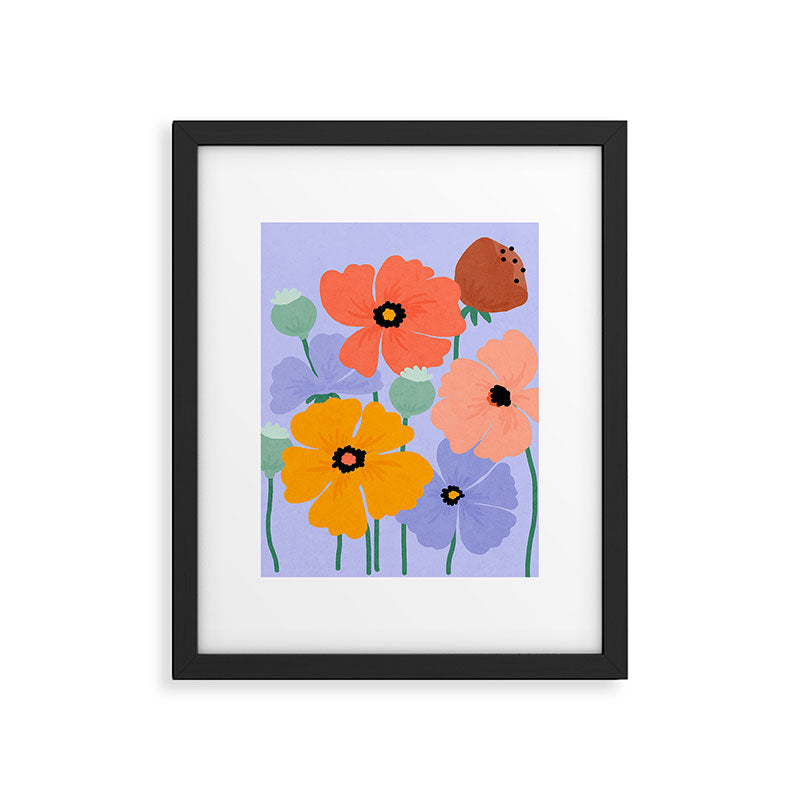 Wild Poppies Framed Art Print Gallery Image 5