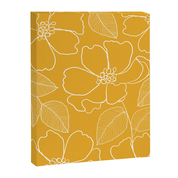 Wild rosa - yellow Canvas Print Gallery Image 1